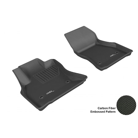 3D Maxpider FIAT 500L 2014 KAGU BLACK R1 Floor Mat L1FA00411509